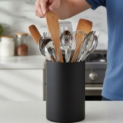 Pot ustensiles cuisine | Design Essentiel - Topcuisinop